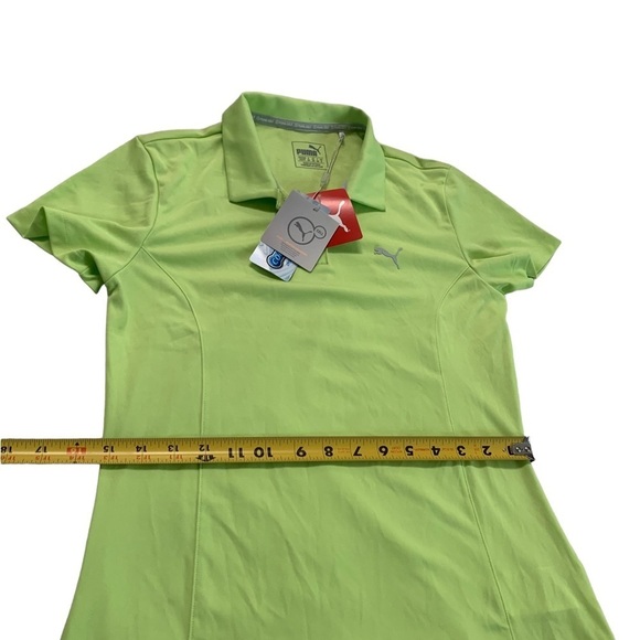 Puma Dry Cell Gold Polo Shirt Short Sleeve Neon Size XS - Picture 11 of 17
